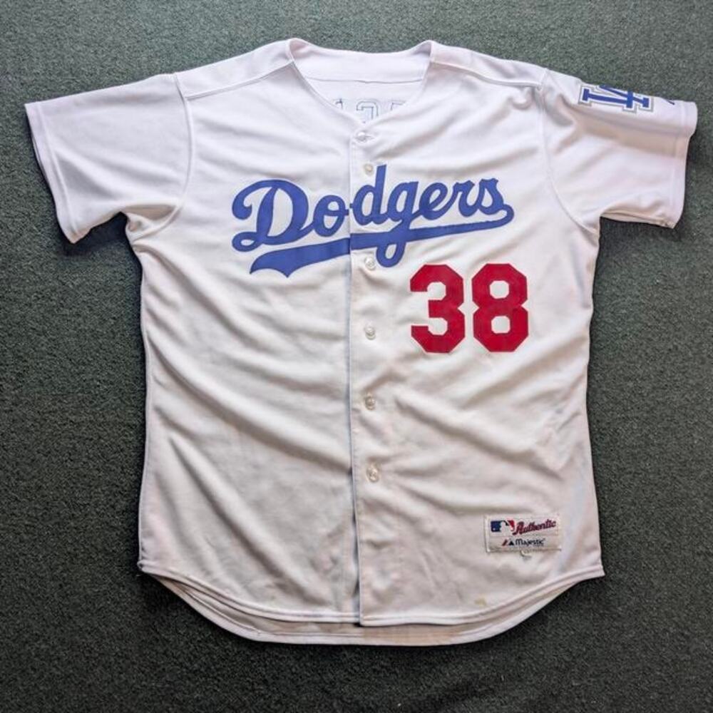 VINTAGE MAJESTIC MLB Los Angeles Dodgers Eric Gagne Authentic Jersey White